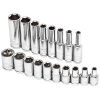 Powerbuilt 18 Piece 1/4 In. Dr. SAE Socket Set -Allspace shop 941536 1000x