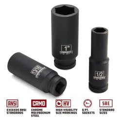 Powerbuilt 11 Piece 1/2 In. Dr. SAE Deep Impact Socket Set -Allspace shop bbbb 1800x