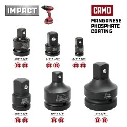 Powerbuilt Socket Adapters - 1/2 In. Drive Impact -Allspace shop impact 20adapter 1 2425e06d 6c28 4391 847f cea60ec46a06 1800x