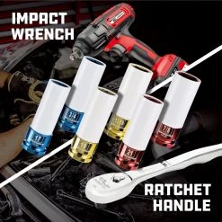 Powerbuilt 2 Piece Metric Thin Wall Lug Nut Socket Set -Allspace shop lug 20nut 20socket use a186943a 195a 4cea aaad b004e975352d 1800x