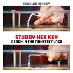 Powerbuilt 9 Piece SAE Stubby Long Arm Hex Key Wrench Set -Allspace shop stubby 20hex 20key 05 5040809d 1b7f 4f72 8c93 3134c25626d9 1800x