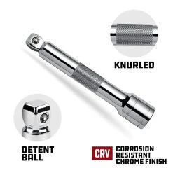 Powerbuilt 3 Piece 1/2 In. Dr. Socket Extension Bar Set - Wobble Tip -Allspace shop wobble 20ext 1 1500x